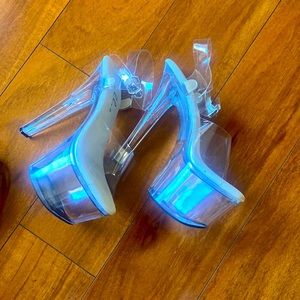 Clear Platform Shoes